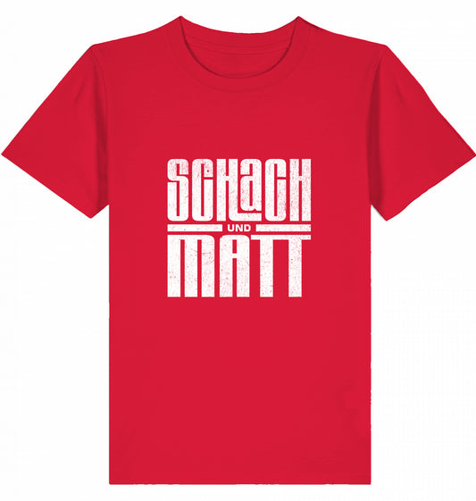 Kids Kinder T-Shirt "Schach Und Matt" Schachmatt