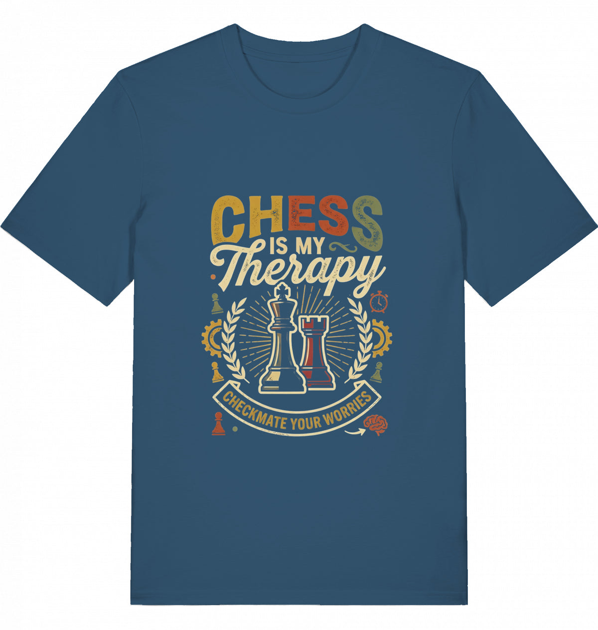 Schach T-Shirt "Chess Is My Therapy" V2