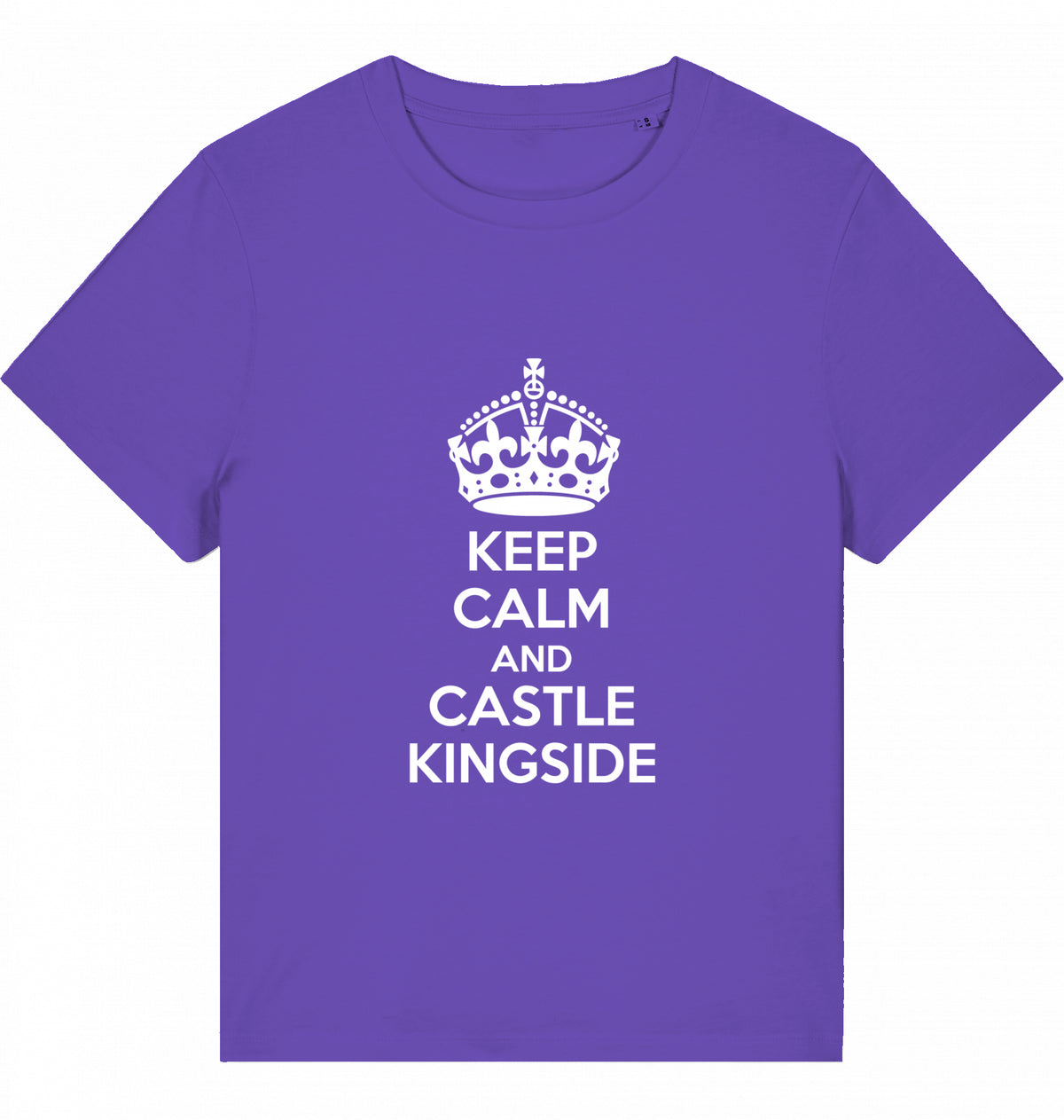 Schach Damen T-Shirt Keep Calm And Castle Kingside