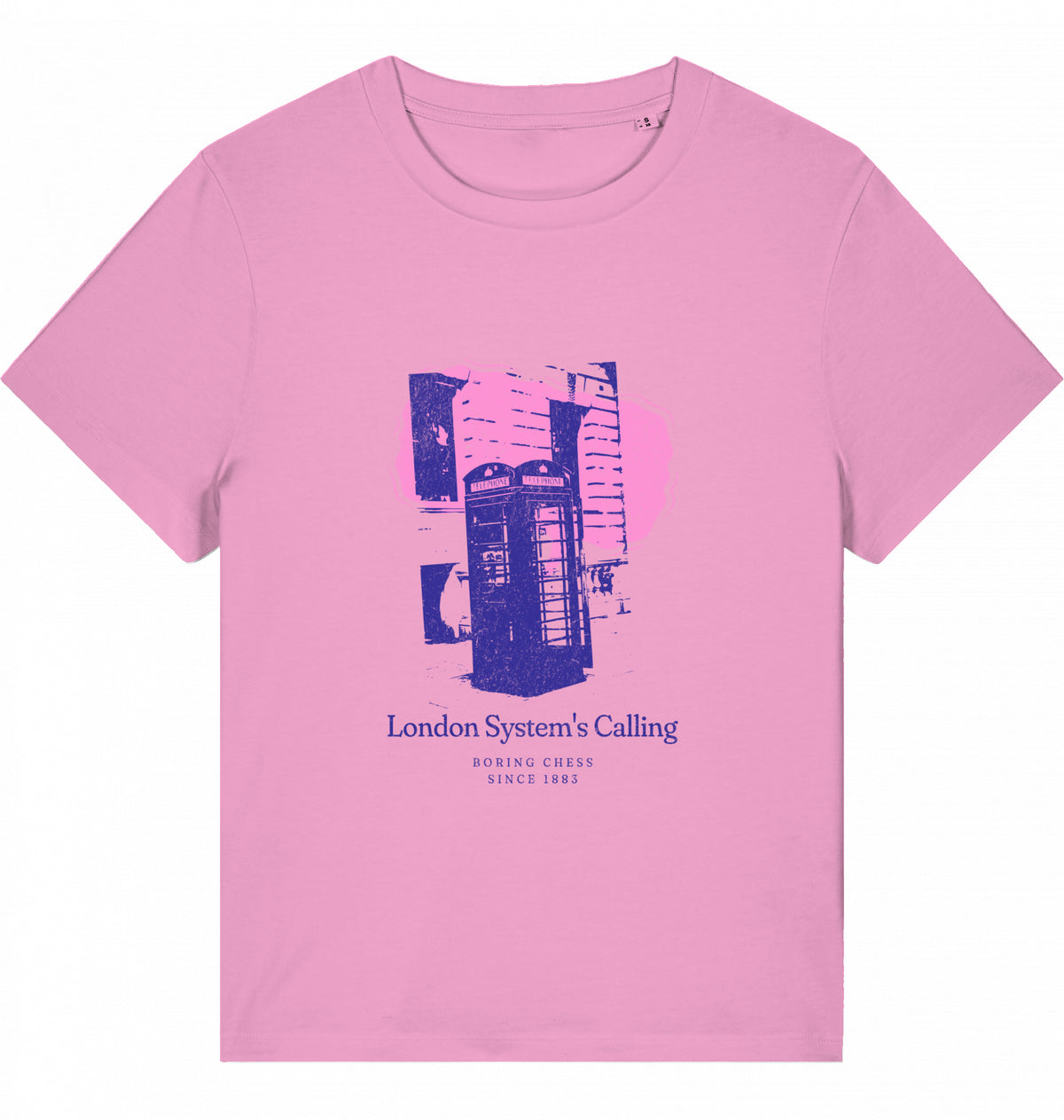 Ladies Chess Opening T-Shirt London System Fairtrade Chess 