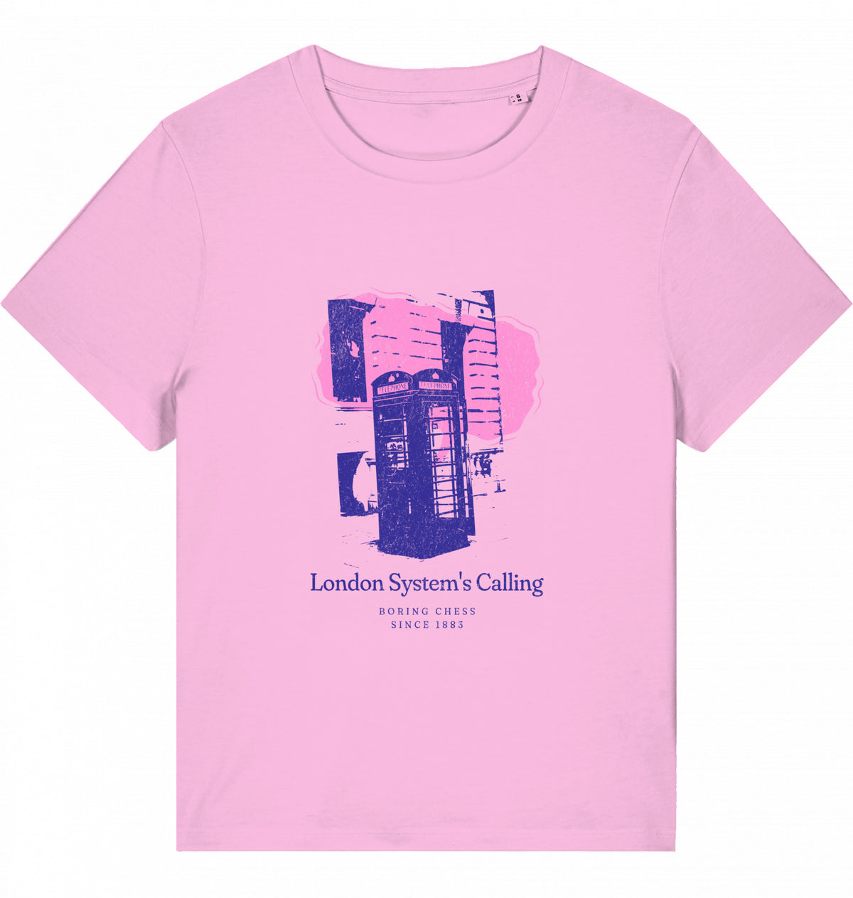 Ladies Chess Opening T-Shirt London System Fairtrade Chess 