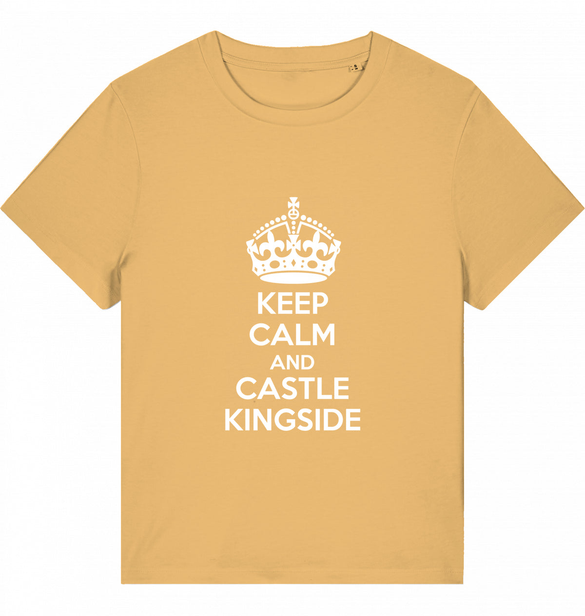 Schach Damen T-Shirt Keep Calm And Castle Kingside