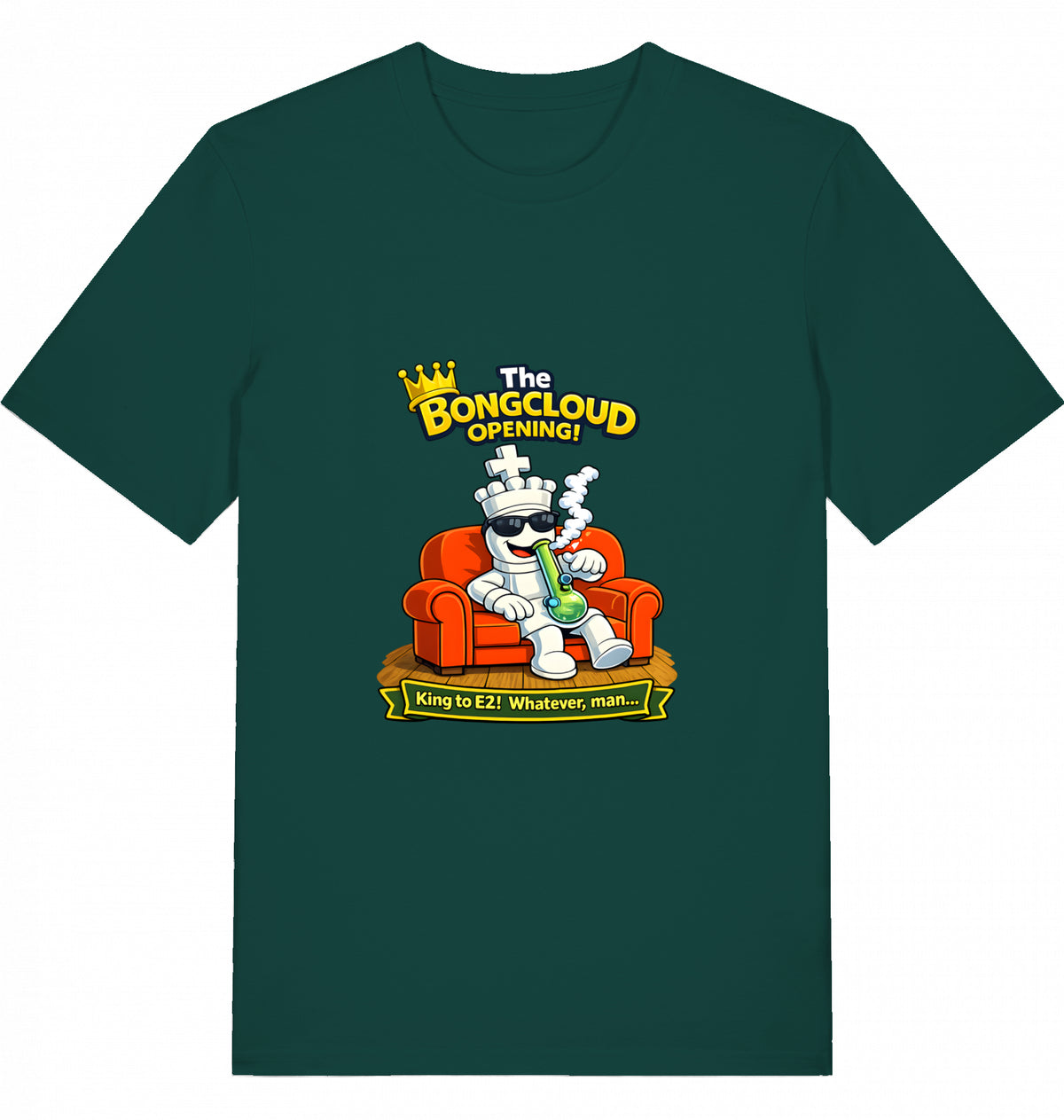 Bongcloud Opening T-Shirt Schach Herren
