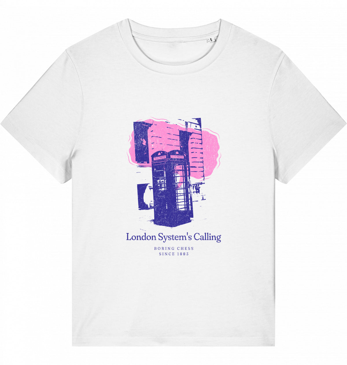 Ladies Chess Opening T-Shirt London System Fairtrade Chess 