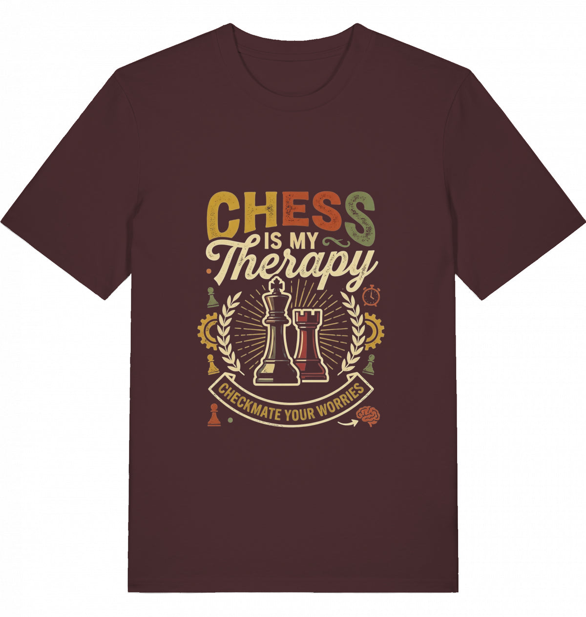 Schach T-Shirt "Chess Is My Therapy" V2