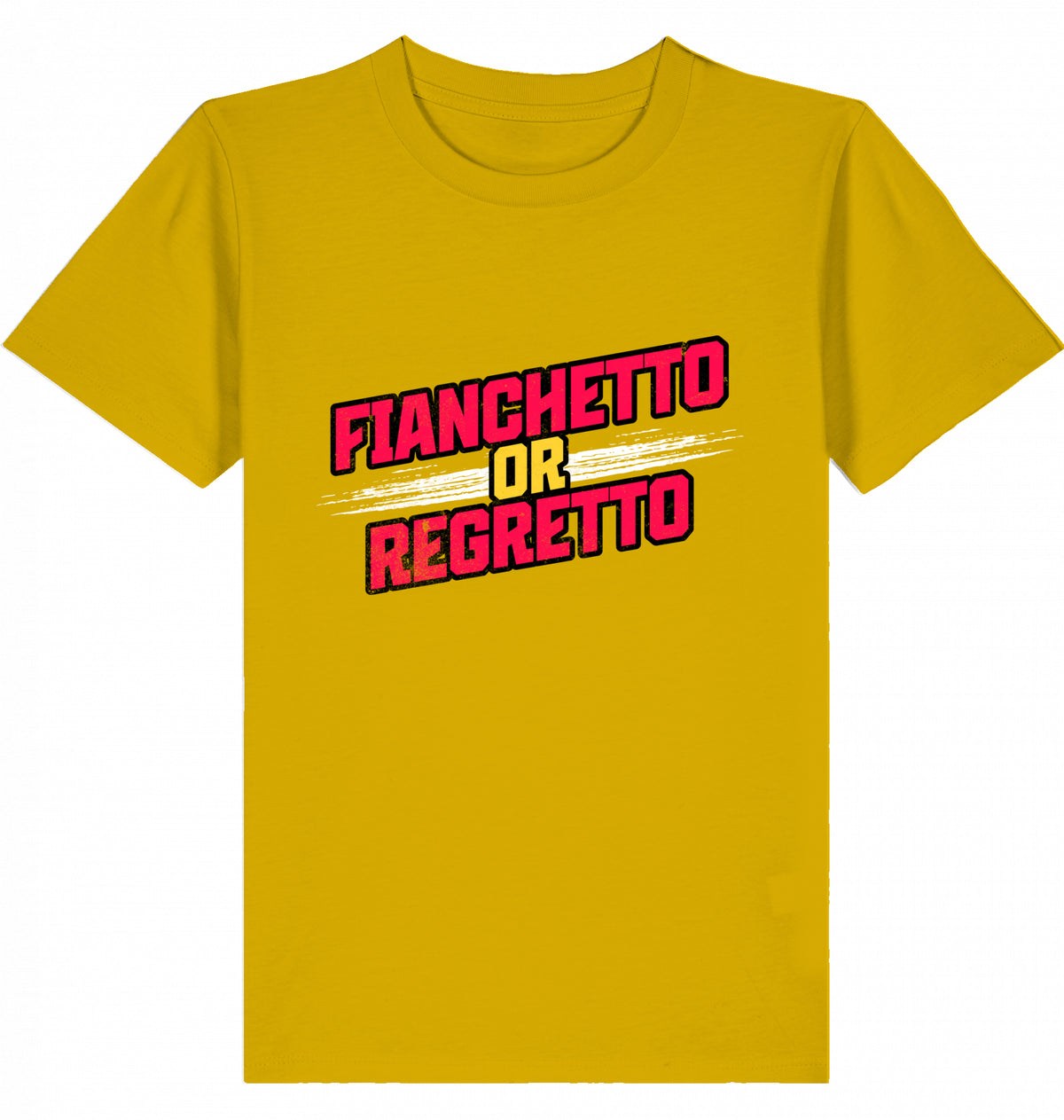 Kinder Kids Schach T-Shirt "Fianchetto Or Regretto"
