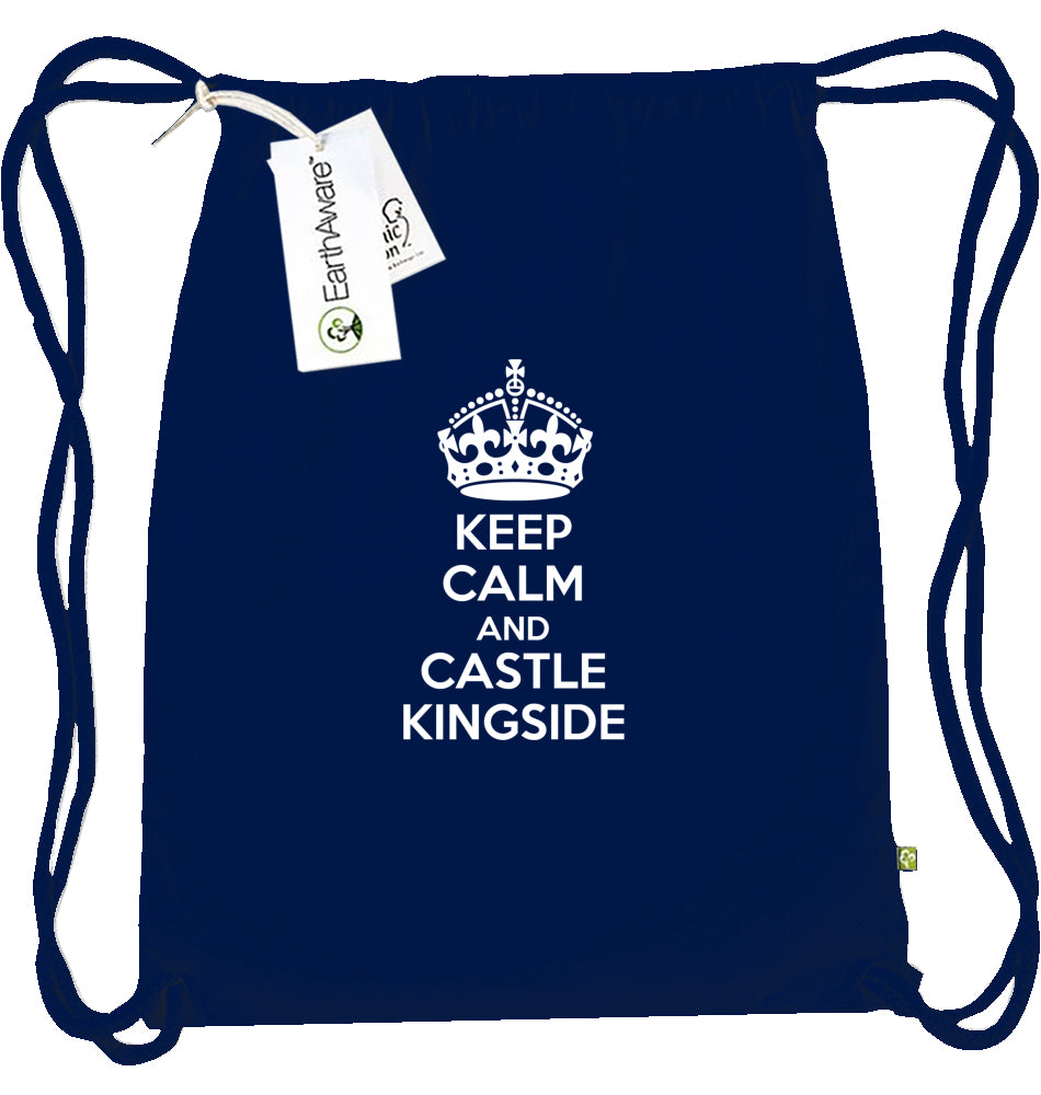 Gym Bag Drawstring Bag Chess Keep Calm And Castle Kingside
