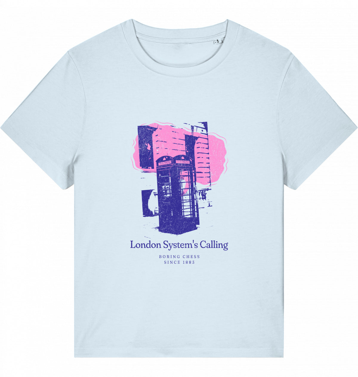 Ladies Chess Opening T-Shirt London System Fairtrade Chess 