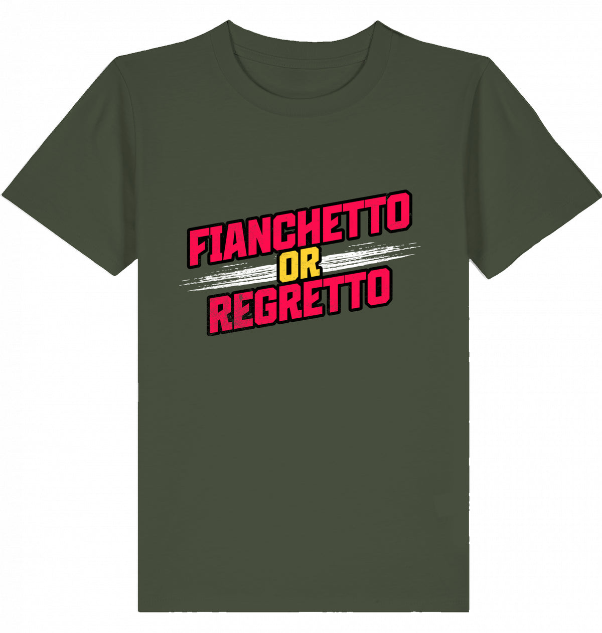 Kinder Kids Schach T-Shirt "Fianchetto Or Regretto"