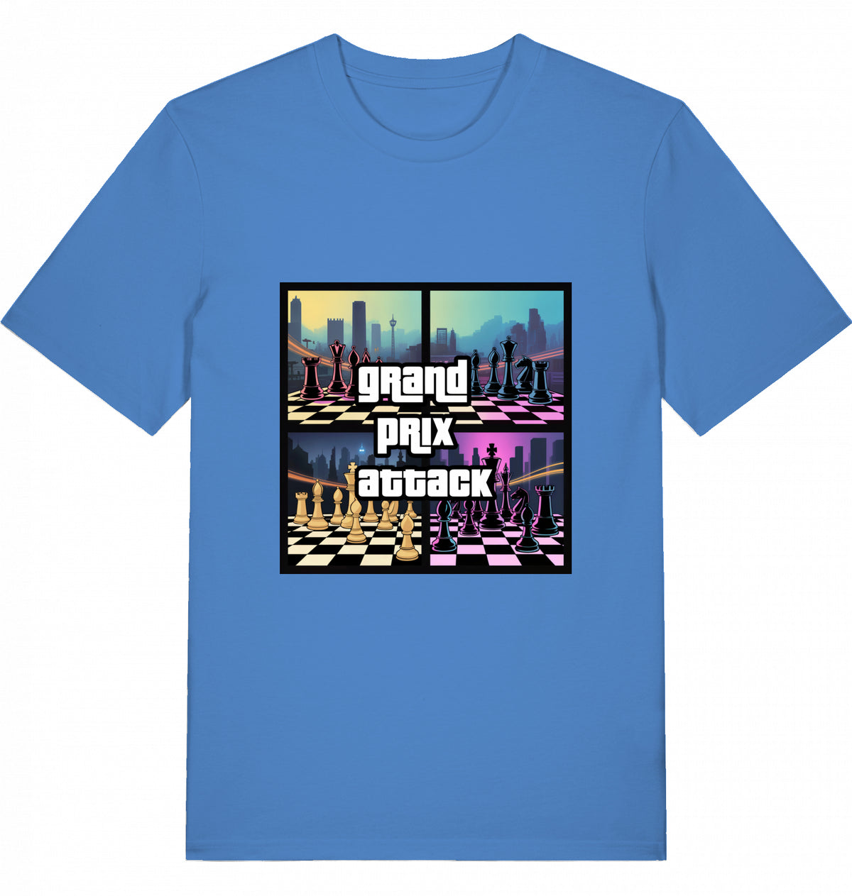 Schach T-Shirt Grand Prix Attack Herren