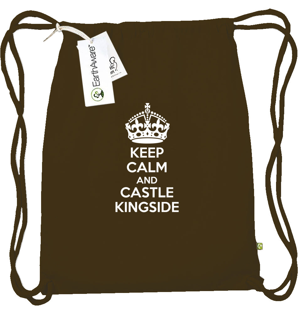 Gym Bag Drawstring Bag Chess Keep Calm And Castle Kingside