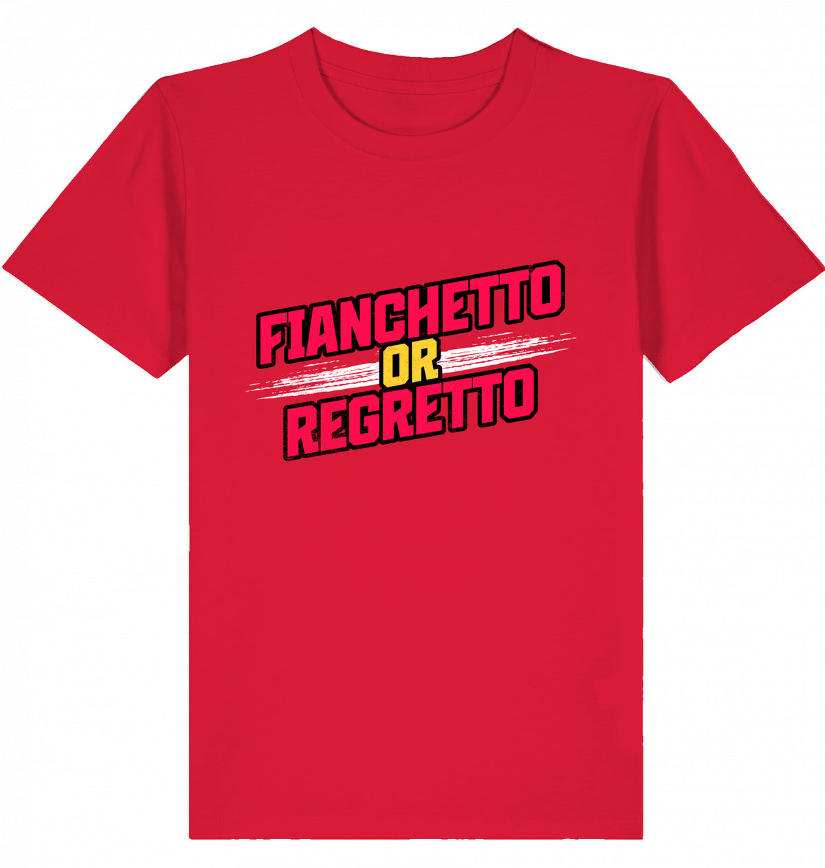 Kinder Kids Schach T-Shirt "Fianchetto Or Regretto"