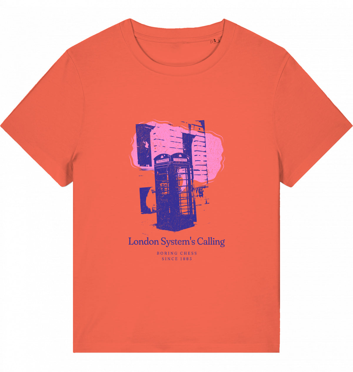 Ladies Chess Opening T-Shirt London System Fairtrade Chess 