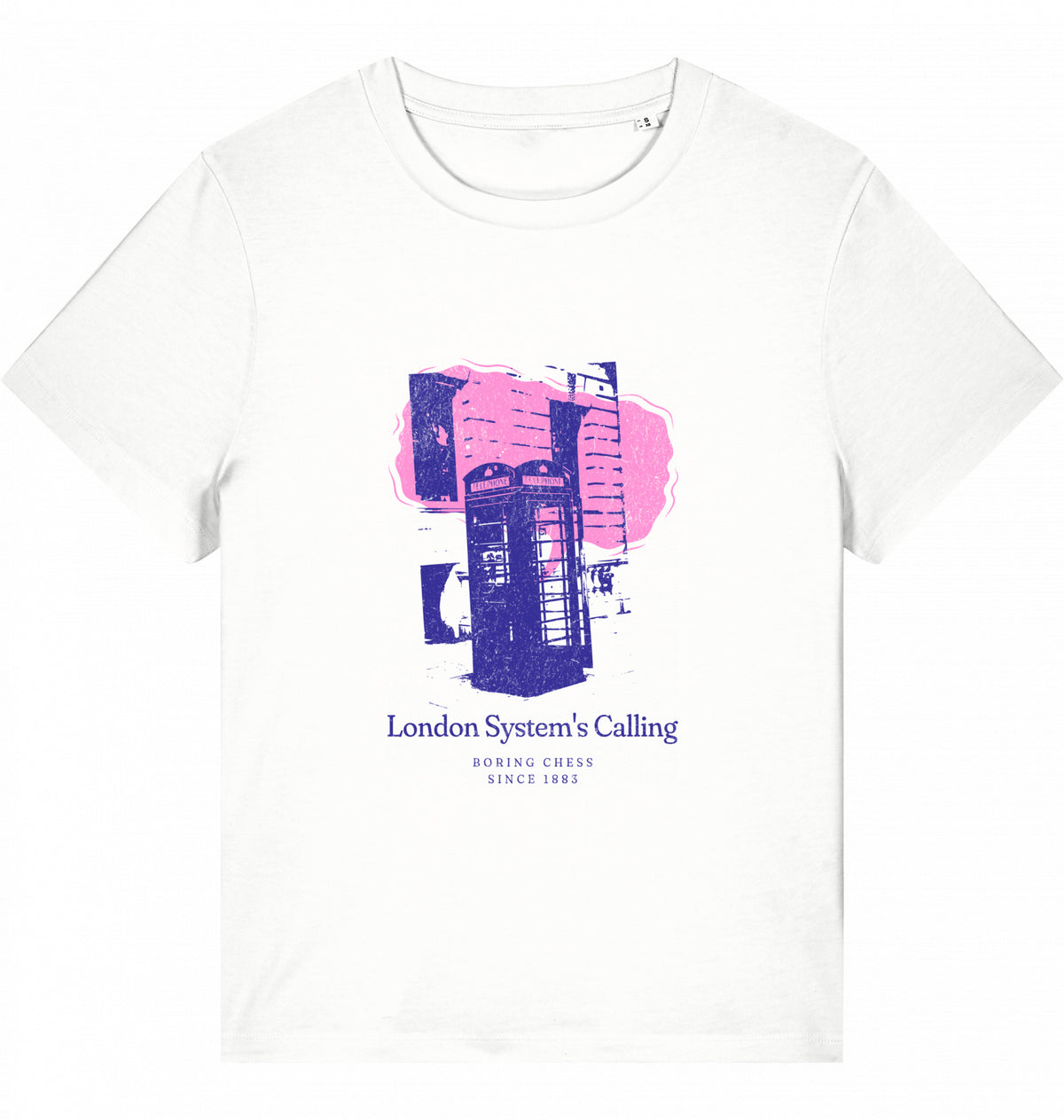 Ladies Chess Opening T-Shirt London System Fairtrade Chess 