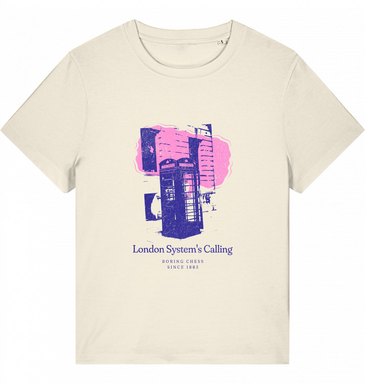 Ladies Chess Opening T-Shirt London System Fairtrade Chess 
