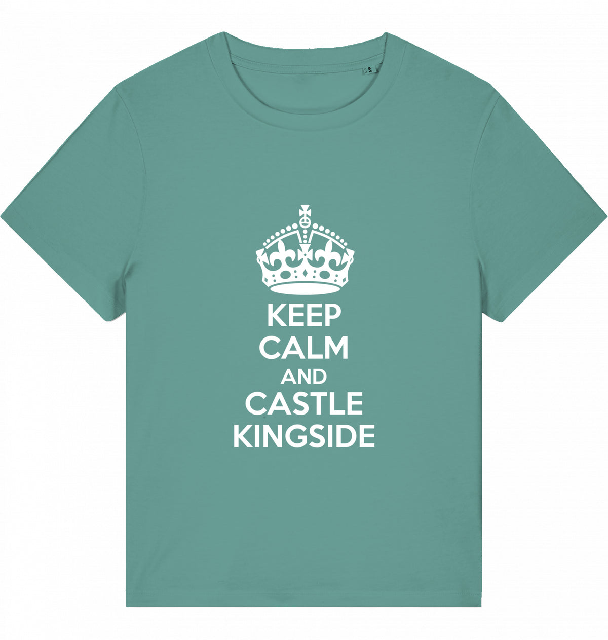Schach Damen T-Shirt Keep Calm And Castle Kingside