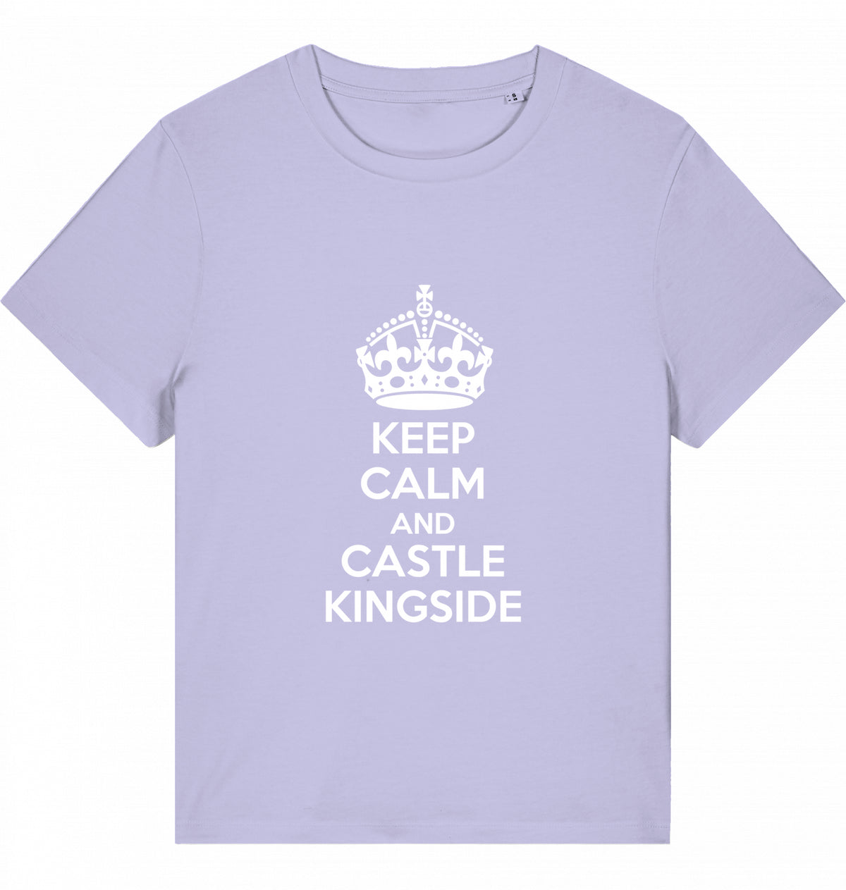 Schach Damen T-Shirt Keep Calm And Castle Kingside