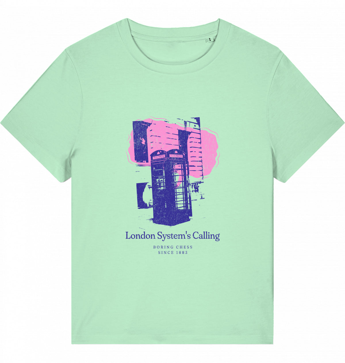 Ladies Chess Opening T-Shirt London System Fairtrade Chess 