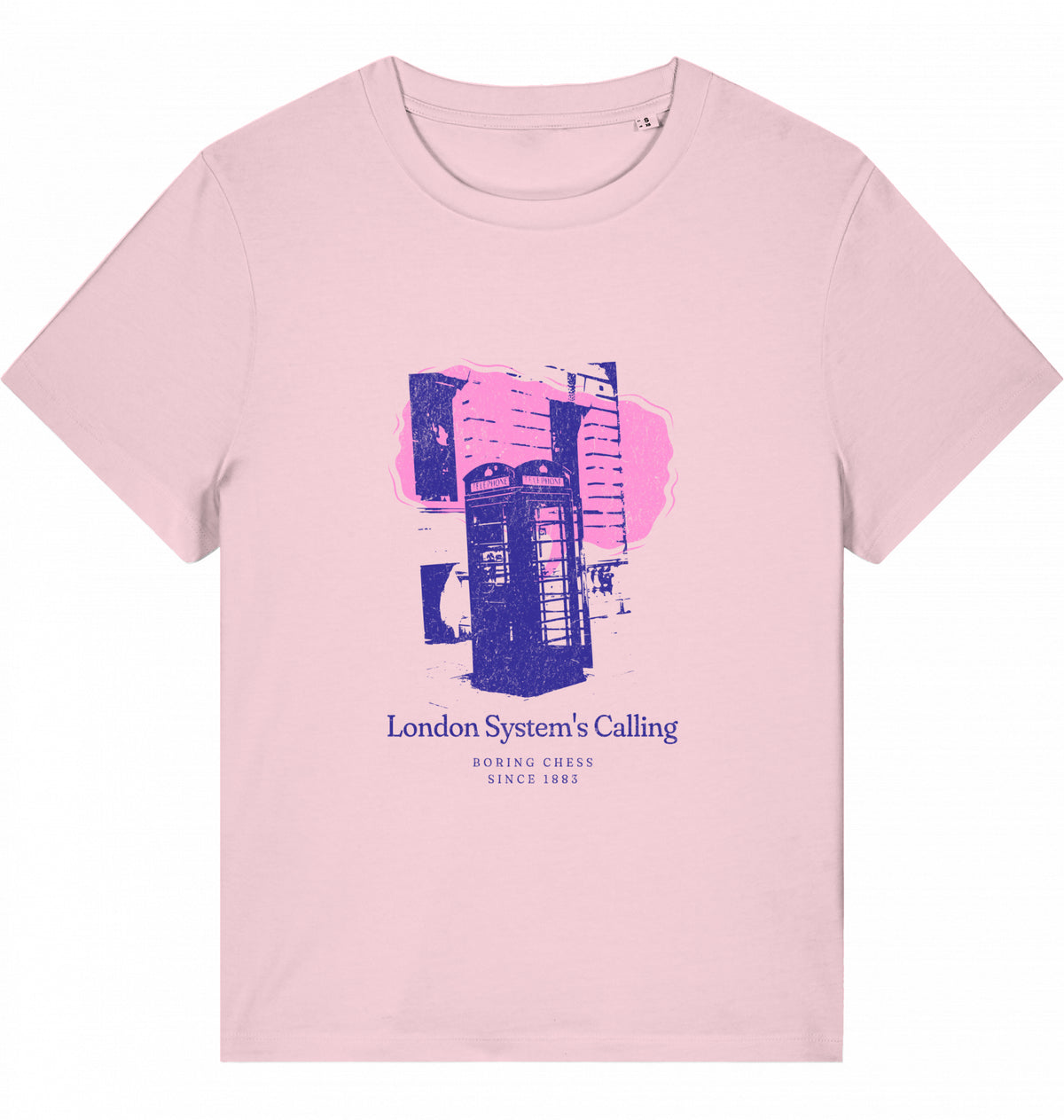 Ladies Chess Opening T-Shirt London System Fairtrade Chess 