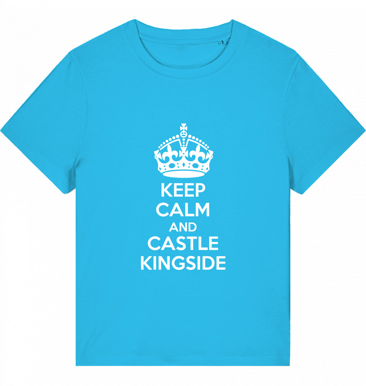 Schach Damen T-Shirt Keep Calm And Castle Kingside