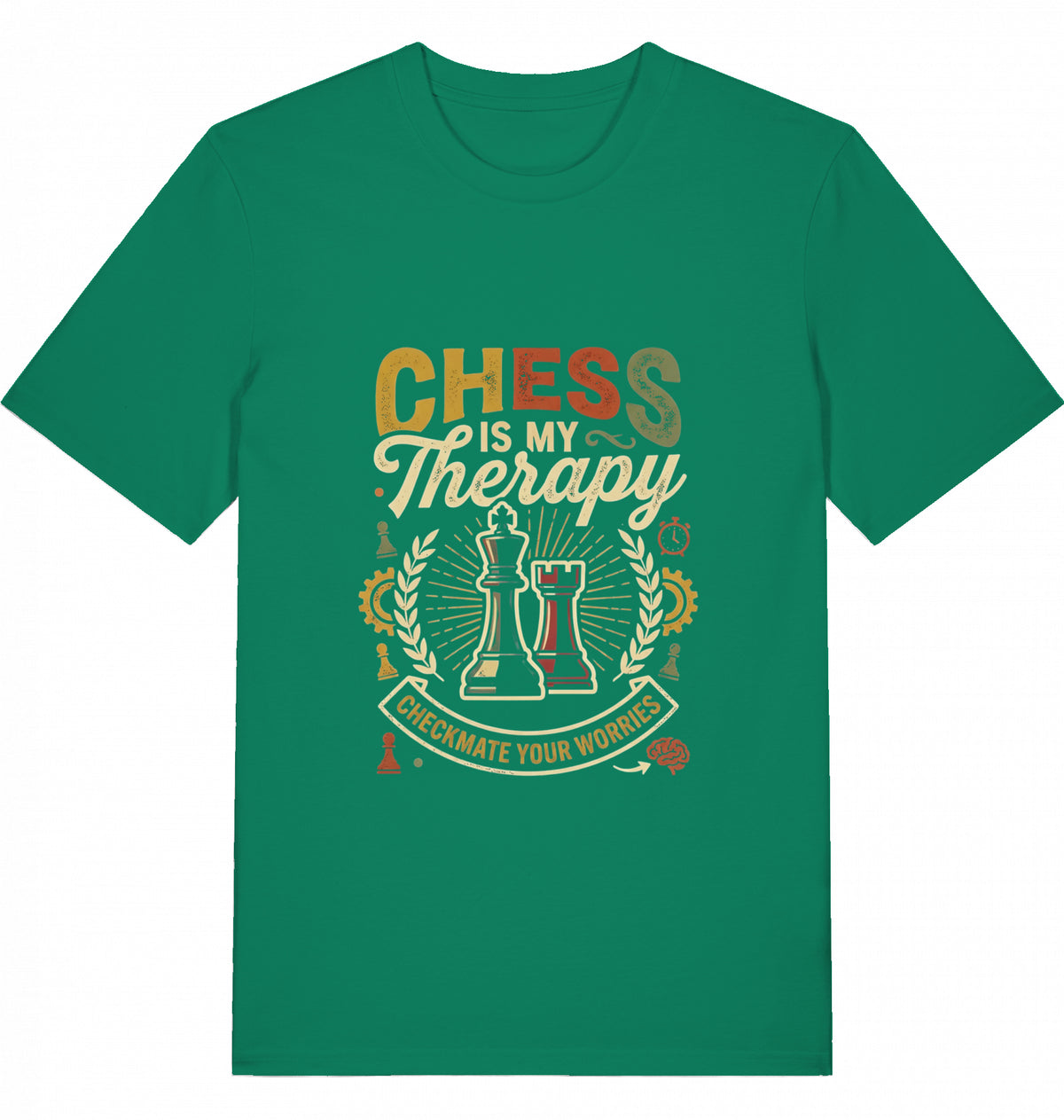 Schach T-Shirt "Chess Is My Therapy" V2