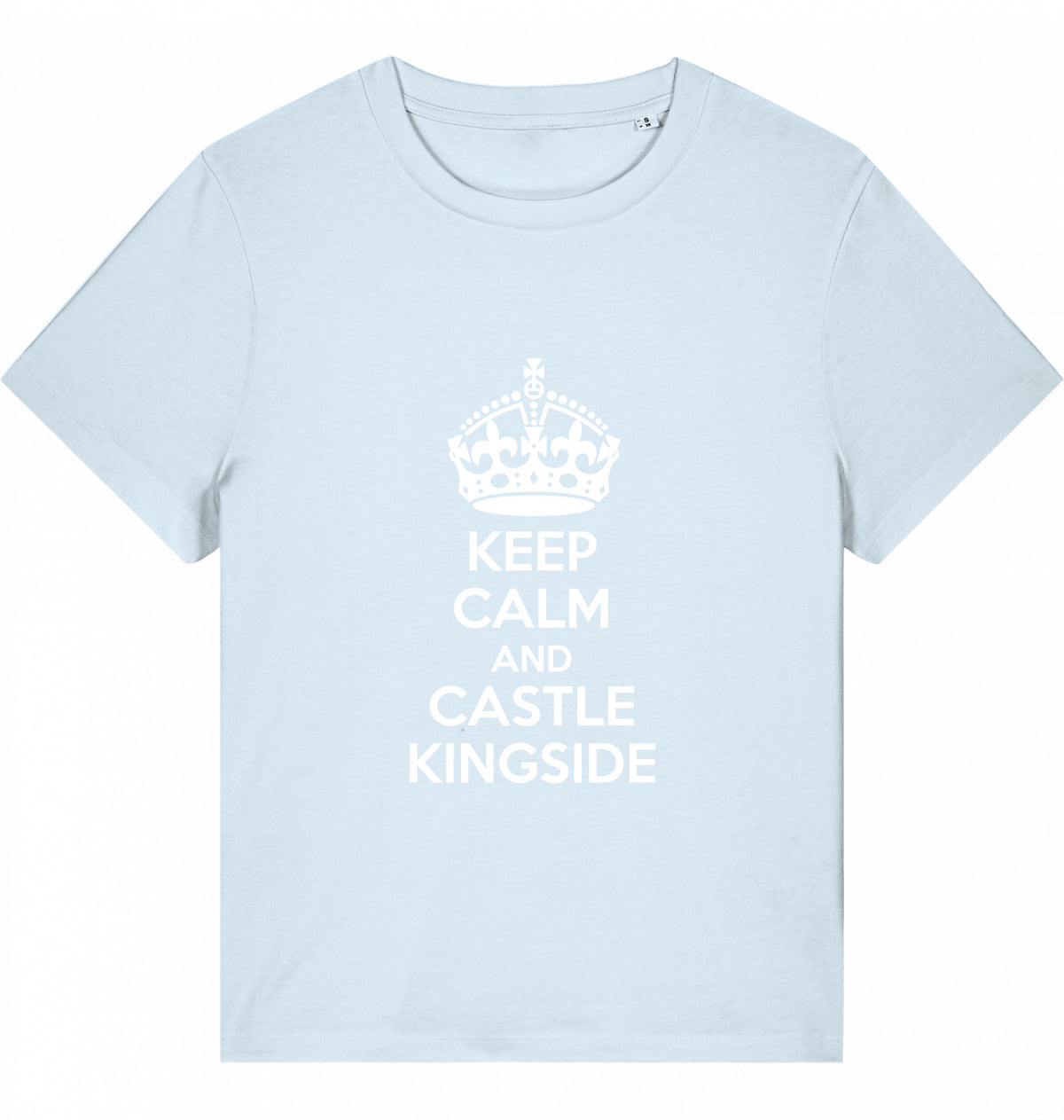 Schach Damen T-Shirt Keep Calm And Castle Kingside