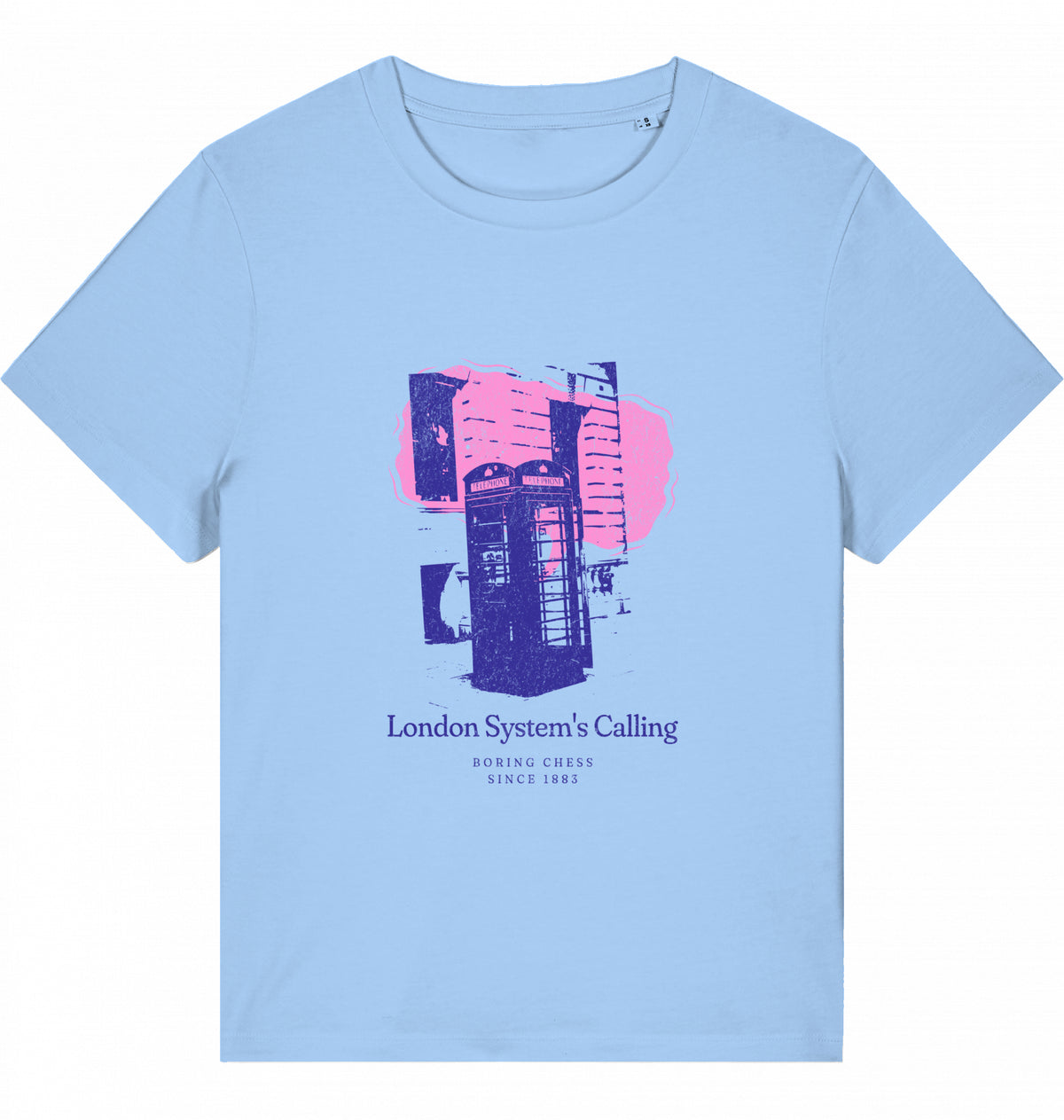 Ladies Chess Opening T-Shirt London System Fairtrade Chess 