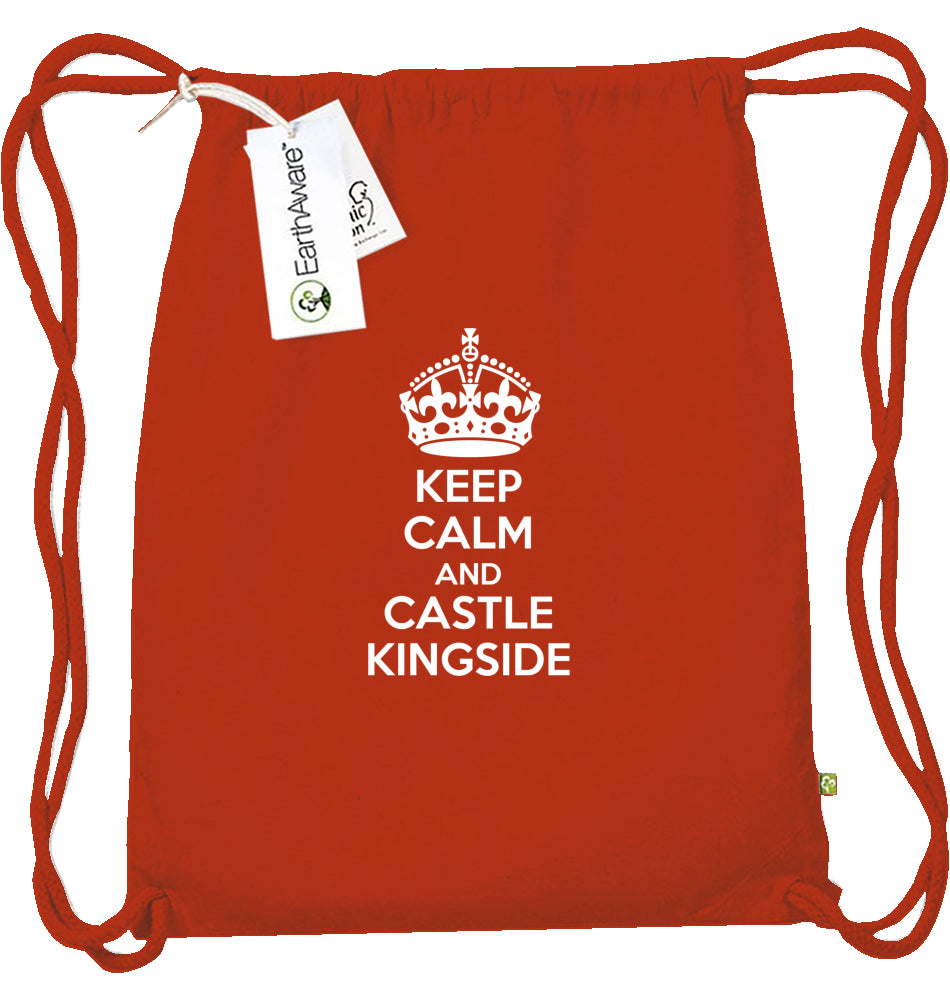 Gym Bag Drawstring Bag Chess Keep Calm And Castle Kingside