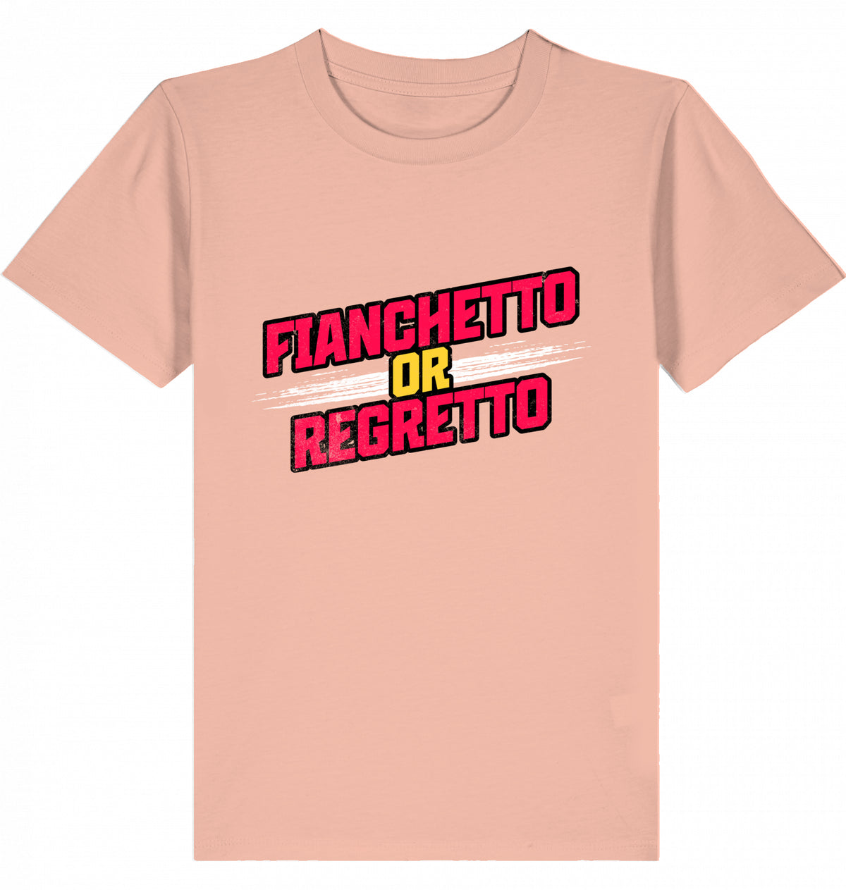 Kinder Kids Schach T-Shirt "Fianchetto Or Regretto"