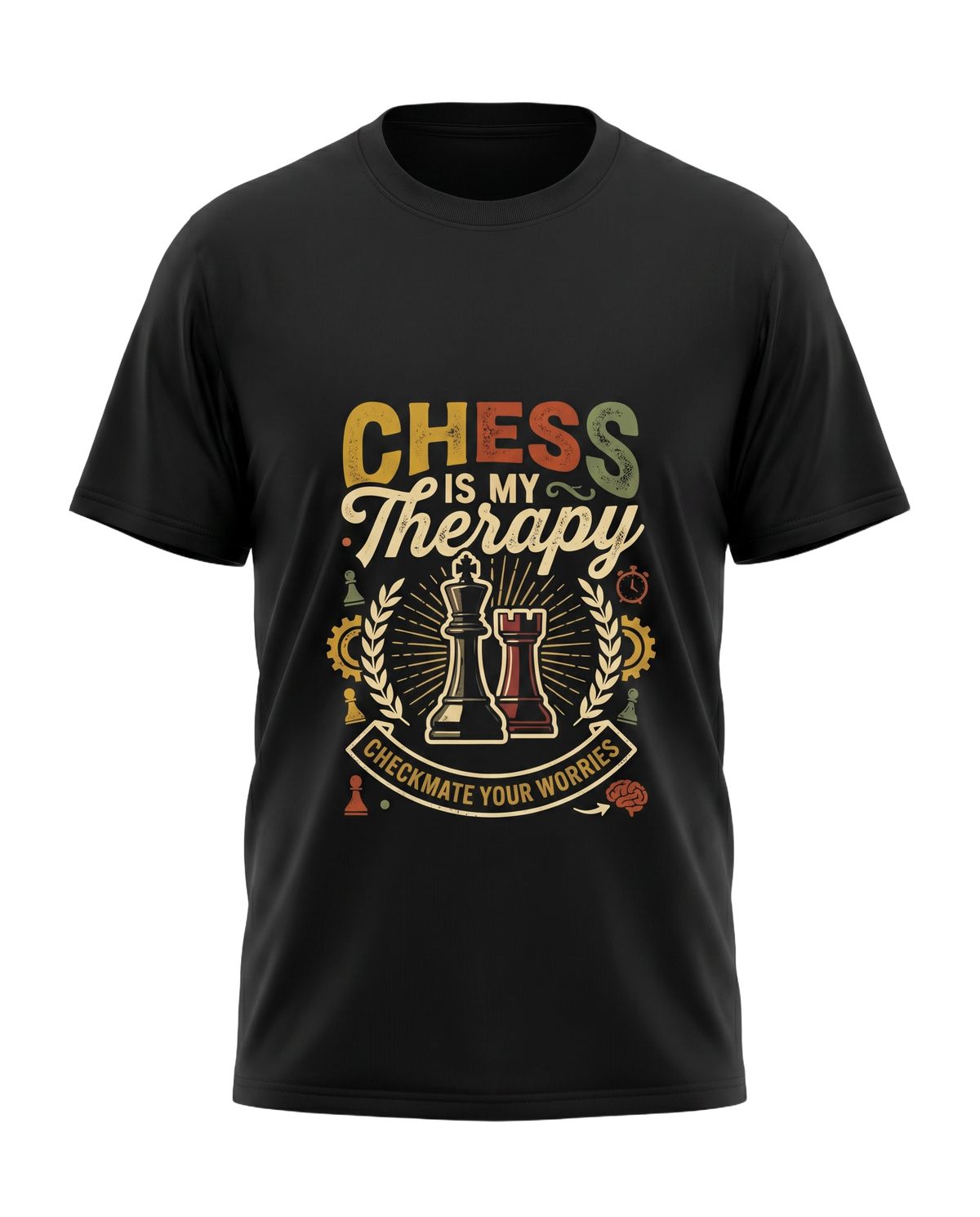Schach T-Shirt "Chess Is My Therapy" V2